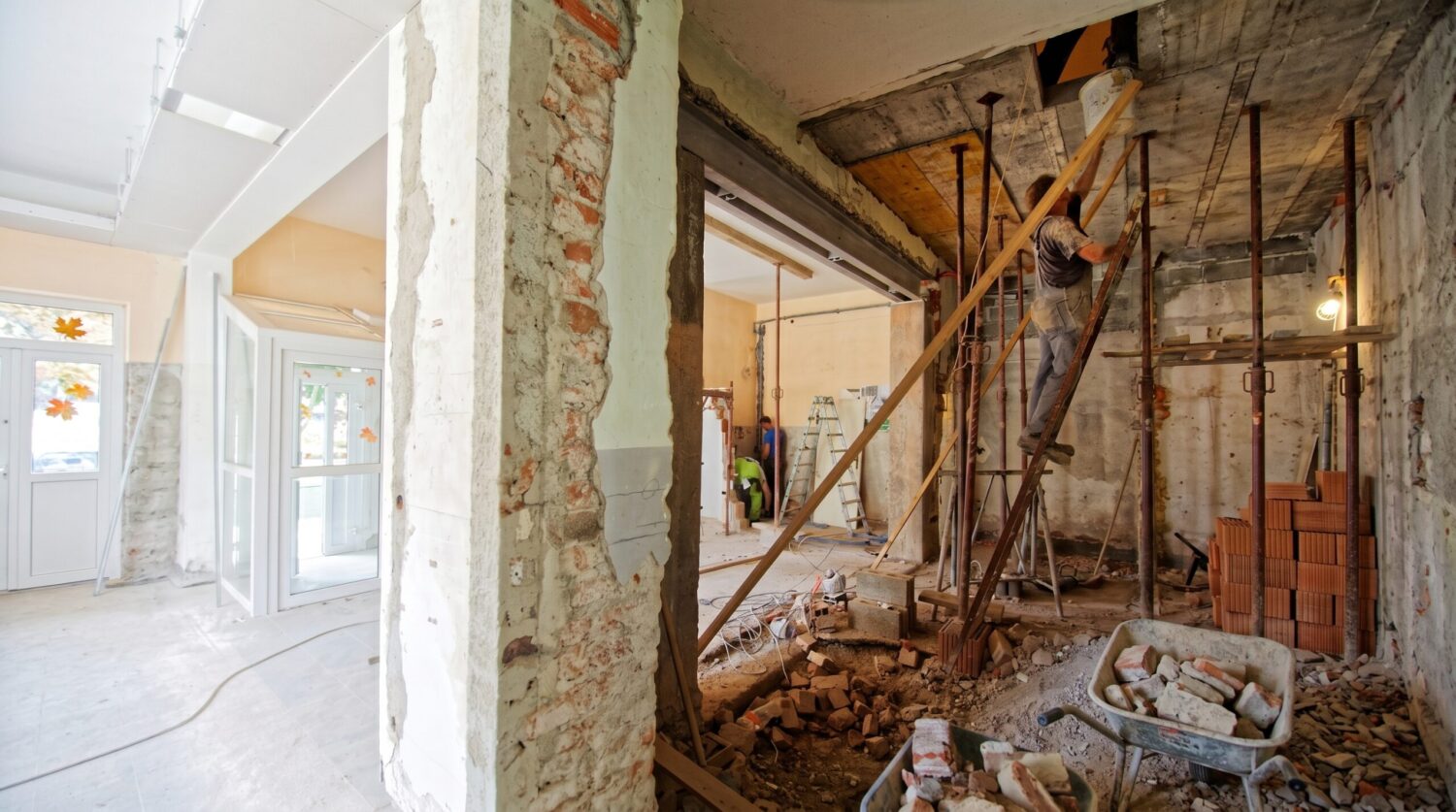 antes, en remodelación