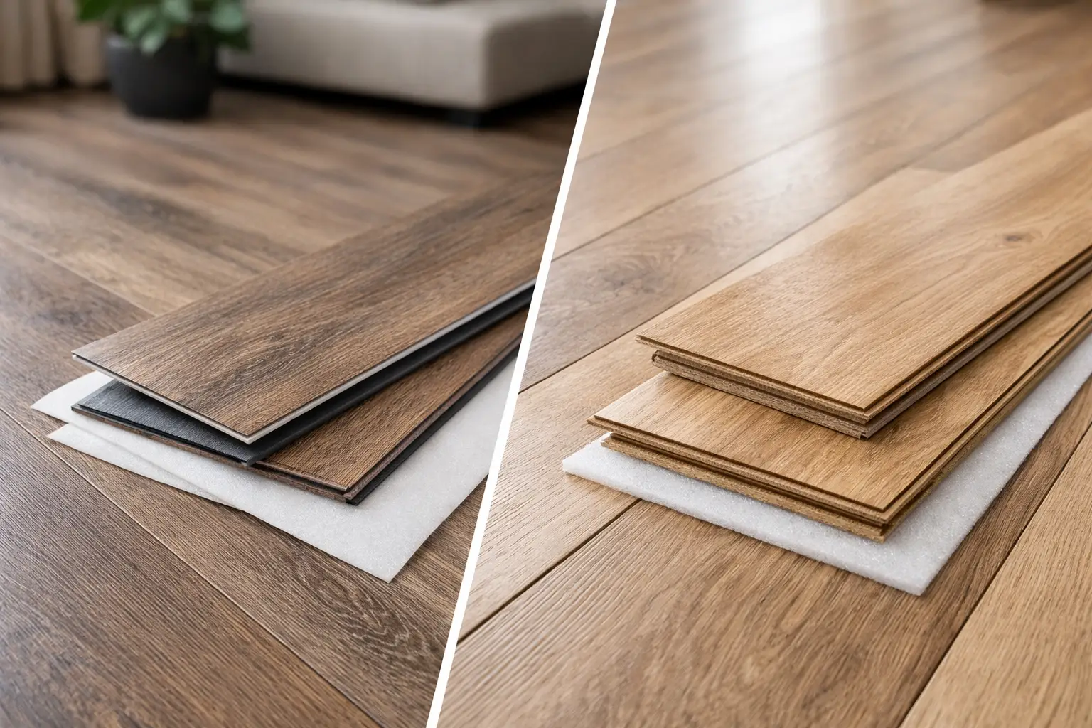 Luxury Vinyl Plank vs Laminate Flooring