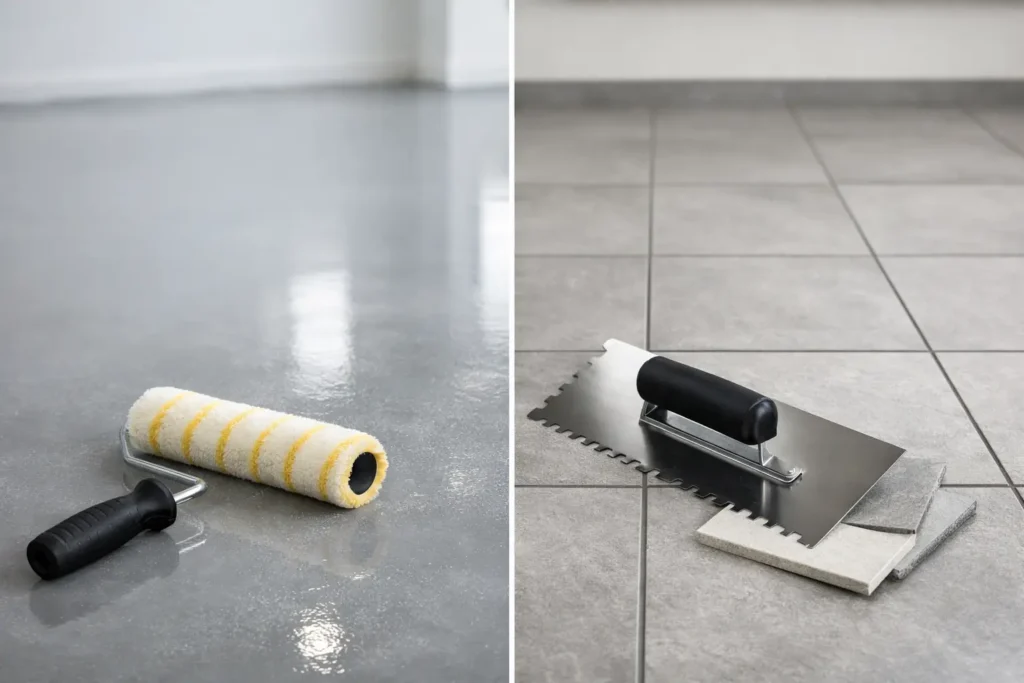 Epoxy Floor vs Tile: Which One Fits Best? Epoxy Floor vs Tile: Which One Fits Best?
