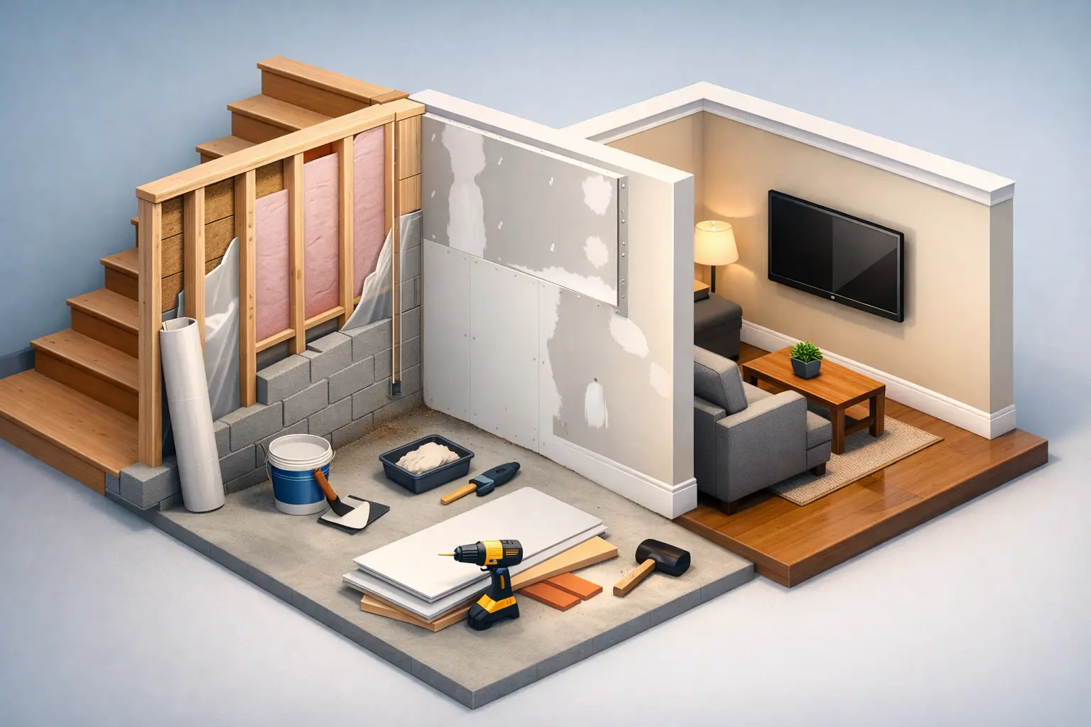 How to Finish Basement Walls for Lasting Value How to Finish Basement Walls for Lasting Value