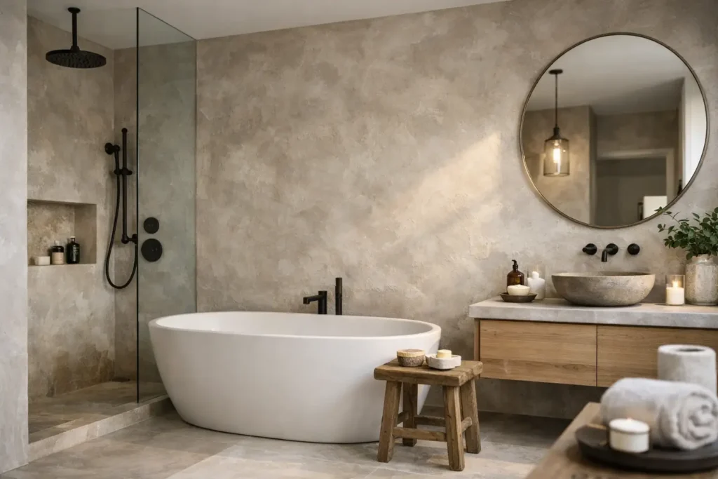 Are Venetian Plaster Bathrooms Right for You? Are Venetian Plaster Bathrooms Right for You?