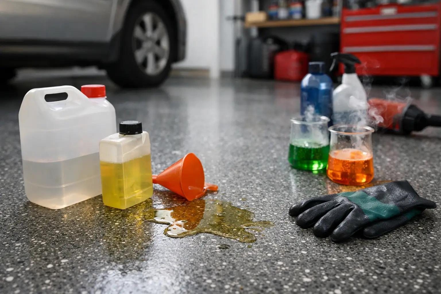 Does Epoxy Flooring Resist Chemicals in Garages?