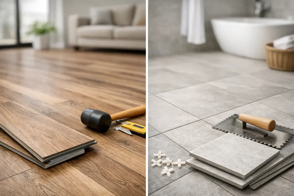 LVP Versus Tile: Which Floor Fits Your Space? LVP Versus Tile: Which Floor Fits Your Space?